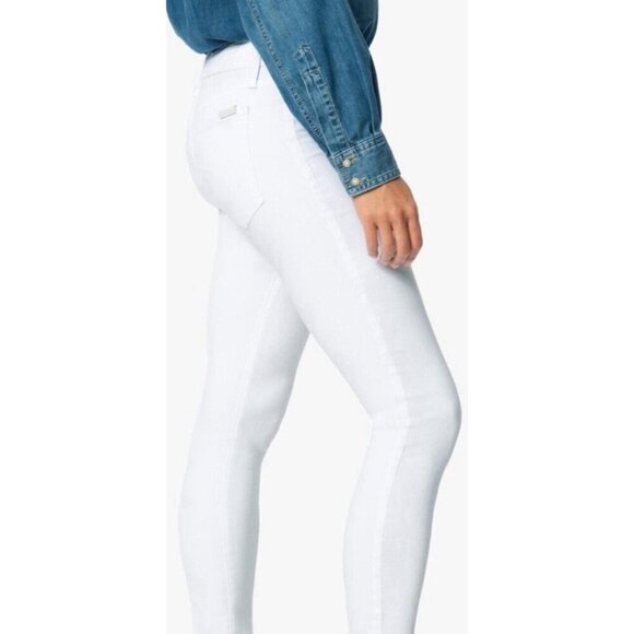 Joe's Jeans Flawless High Rise Skinny‎ Ankle White The Icon Sz 31 New$189 Hennie - Picture 5 of 16